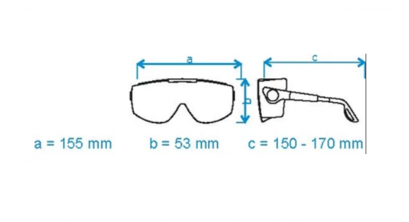 Lunettes Laser, Lunettes de Protection Laser, Lunette Laser ND:YAG (4x)